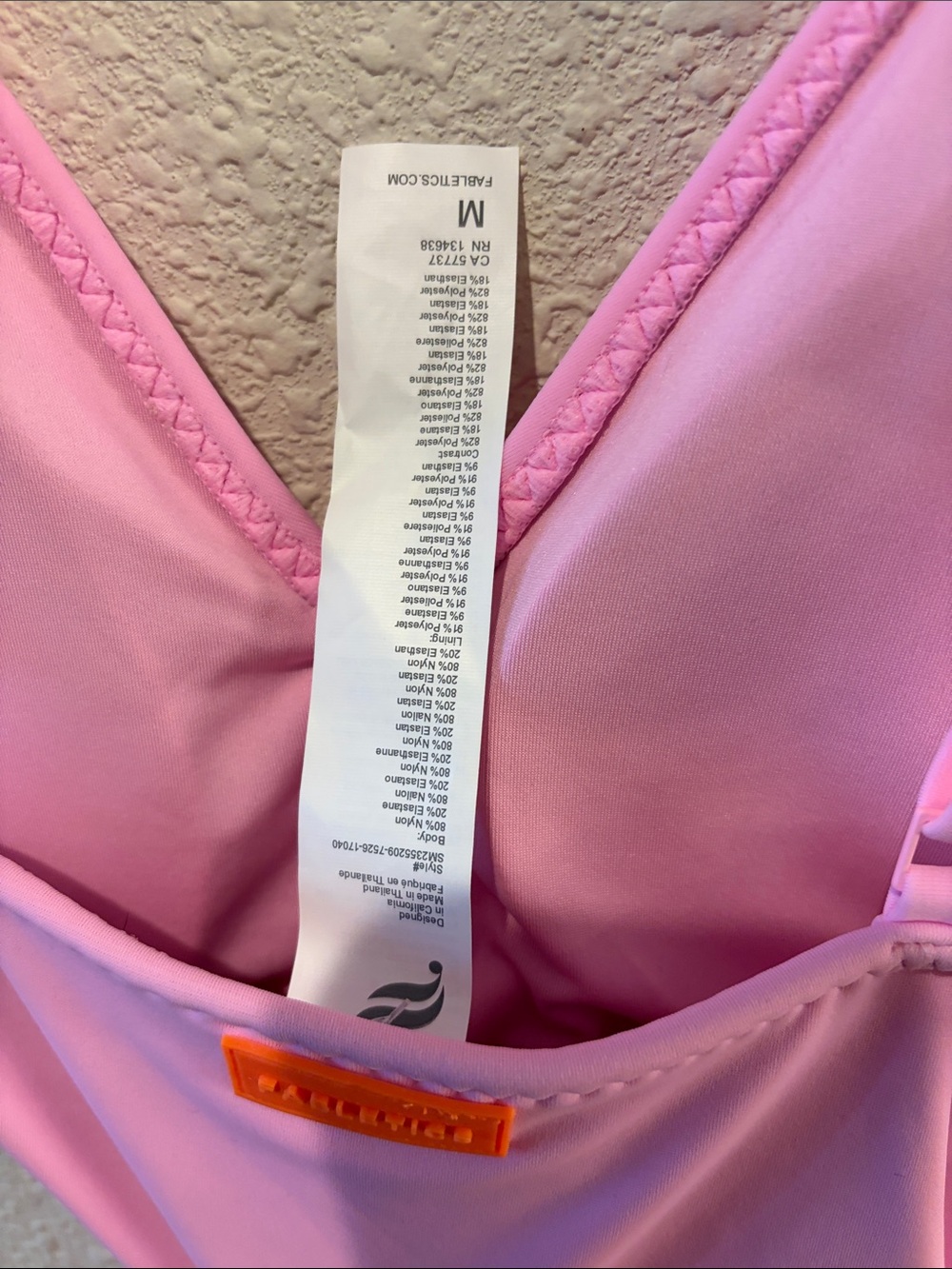 Fabletics NWT Asymmetrical Cutout Shaping One-Piece Swimsuit - Picture 6 of 7